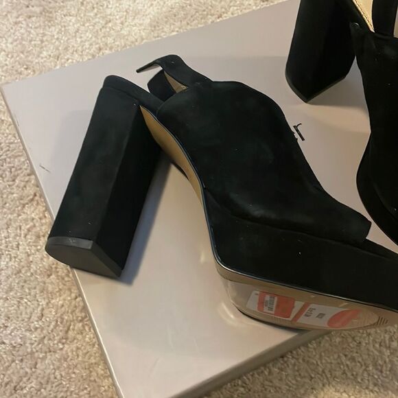NWT Botkier Suede Black Heels(Jolene) - Picture 4 of 6